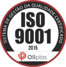 Oliplás é uma empresa certificada com a ISO 9001